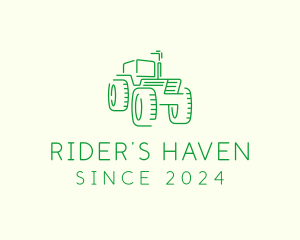 Agri Farm Tractor  logo design