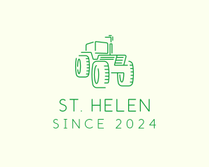 Agri Farm Tractor  logo design