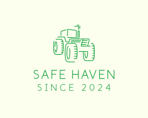 Agri Farm Tractor  logo design