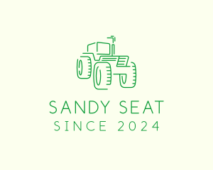 Agri Farm Tractor  logo design