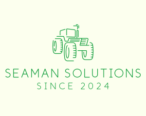 Agri Farm Tractor  logo design