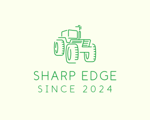 Agri Farm Tractor  logo design