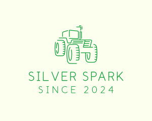 Agri Farm Tractor  logo design