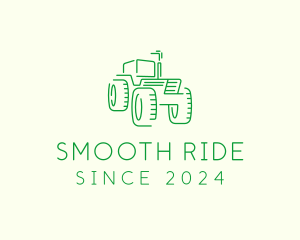 Agri Farm Tractor  logo design