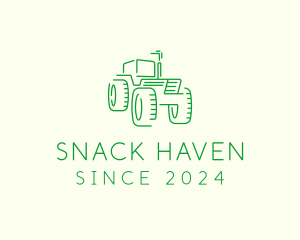 Agri Farm Tractor  logo design