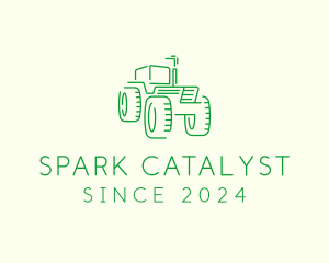 Agri Farm Tractor  logo design