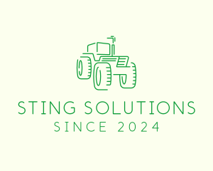 Agri Farm Tractor  logo design