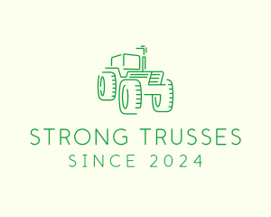 Agri Farm Tractor  logo design