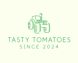 Agri Farm Tractor  logo design