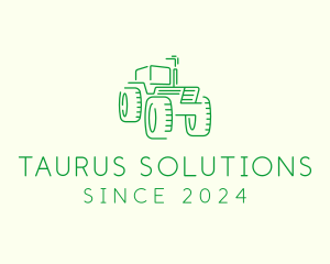 Agri Farm Tractor  logo design