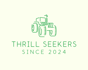 Agri Farm Tractor  logo design