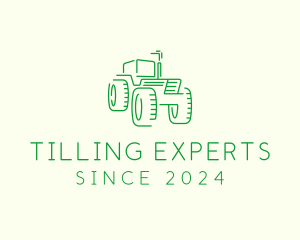 Tilling - Agri Farm Tractor logo design