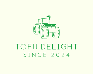 Agri Farm Tractor  logo design