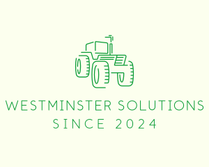 Agri Farm Tractor  logo design