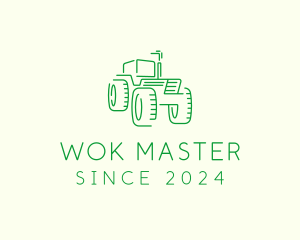 Agri Farm Tractor  logo design