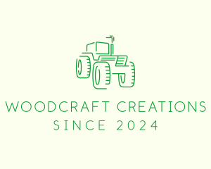 Agri Farm Tractor  logo design