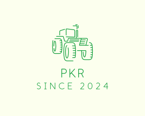 Agri Farm Tractor  logo design