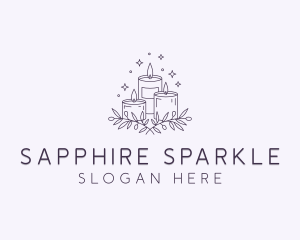 Sparkling Container Candles logo design