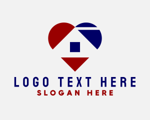 Mortgage - Heart Housing Realty logo design