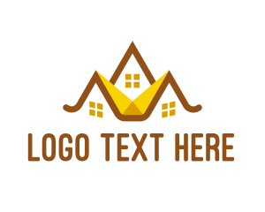 Roof - House Painter Service logo design