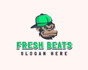 Hip Hop - Hip Hop Monkey Hat logo design