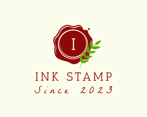 Stamp - Stamp Seal Leaf logo design