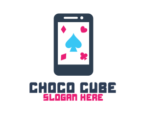 Mobile Phone - Mobile Gambling App logo design