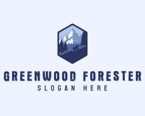 Outdoor Mountain Bear logo design