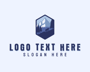 Trekking - Outdoor Mountain Bear logo design