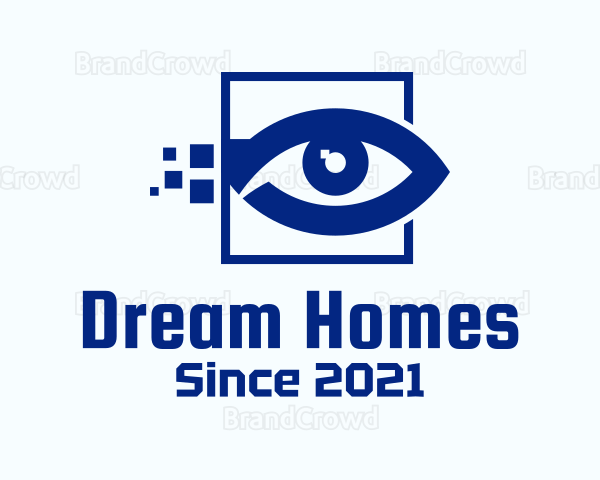 Digital Blue Eye Logo