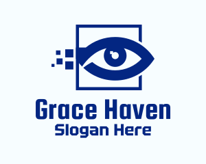 Digital Blue Eye Logo