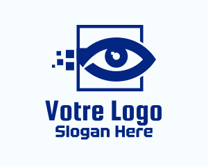 Digital Blue Eye Logo