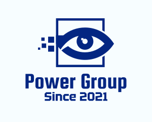 Tech - Digital Blue Eye logo design