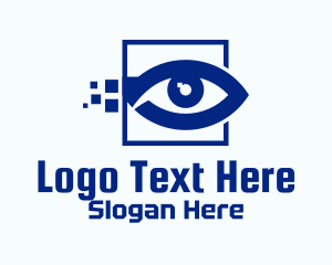 Digital Blue Eye Logo