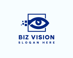 Digital Software Eye logo design