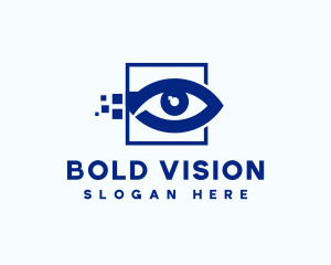 Digital Software Eye logo design