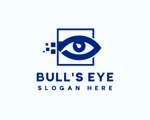 Digital Software Eye logo design