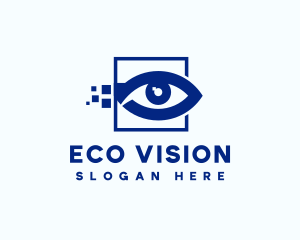 Digital Software Eye logo design