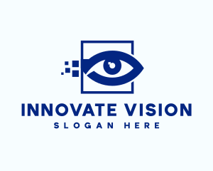 Digital Software Eye logo design