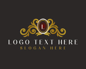 Royal - Floral Luxe Decoration logo design