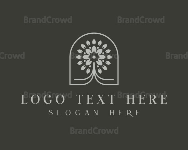 Eco Flower Tree Logo