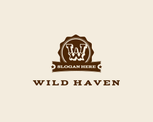 Western Rustic Rodeo logo design