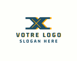 Tech Letter X Innovation Logo