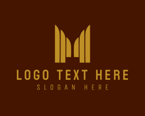 Luxury - Premium Hotel Letter M logo design