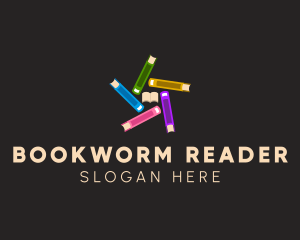 Reader - Educational Book Research logo design