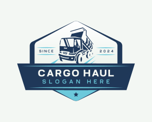 Dump Truck Vehicle logo design