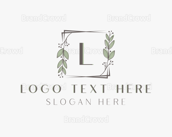 Botanical Floral Leaf Logo
