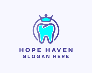 Orthodontist - Crown Tooth Dentist logo design