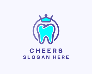 Orthodontist - Crown Tooth Dentist logo design