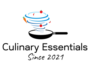 Cooking Tornado Pan  logo design